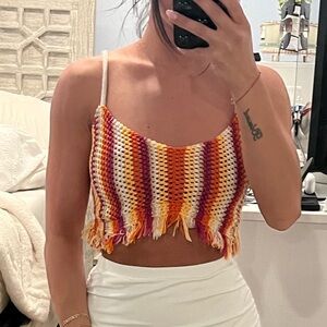 Zara multicolor top
